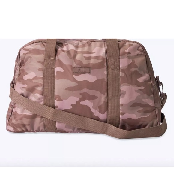 Victoria's Secret PINK Bora Brown Camo Duffle Bag - Picture 9 of 10